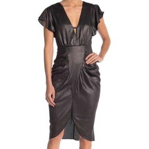 BCBG Metallic Sheath Dress - Picture 4 of 4